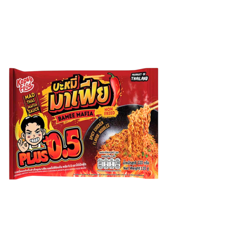 โก๋เป็กฟู้ด บะหมี่มาเฟีย รสสไปซี่ชิคเก้น +0.5